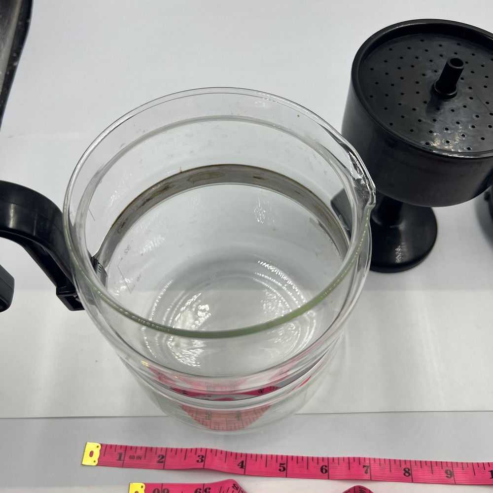 SIMAX Percolator Coffee Pot Glass 4-8 Cup Stove Top Vintage Czech Republic - Picture 4 of 10